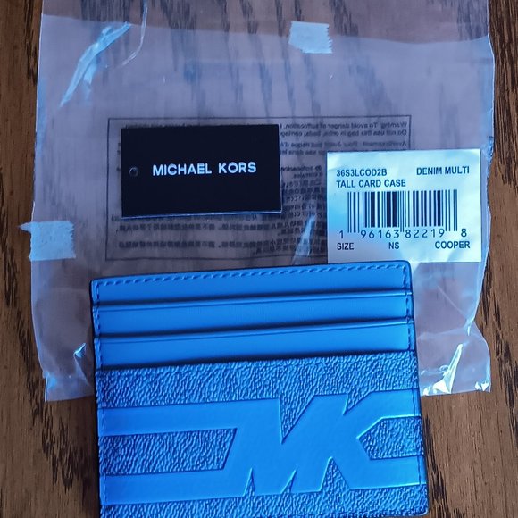 *Price Drop* New Michael Kors Cooper Graphic Tall Card Case - Picture 5 of 7